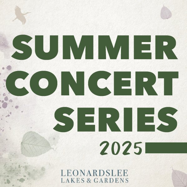 Leonardslee summer concert series poster 2025